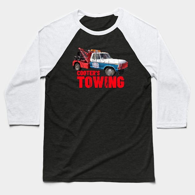 COOTER'S TOWING HAZZARD COUNTY Baseball T-Shirt by Cult Classics